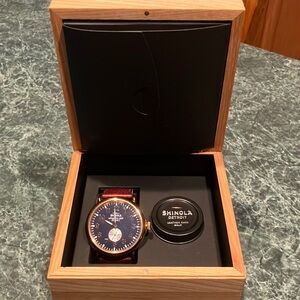 Shinola mens watch.  Purchased a new one.
